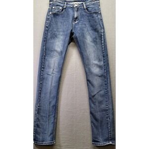 Demon & Hunter Skinny Stretch Jeans Mens Size 29x29 (measured) Embroidered